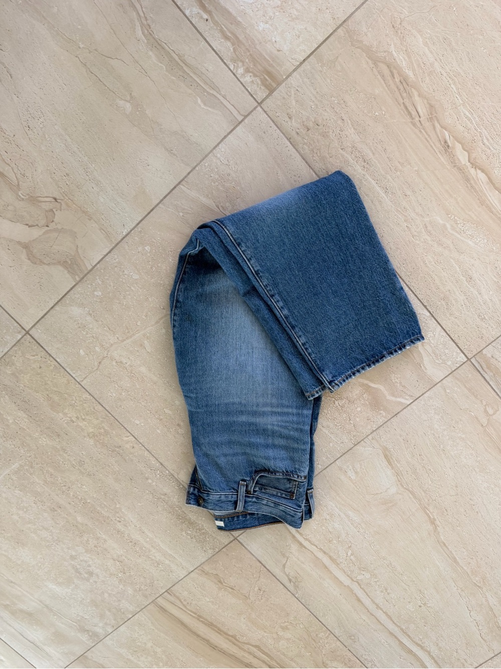 Levi's '94 Baggy Dad Jeans Worn Memory Mid Rise Wide Straight Blue Size 29x31 - Picture 4 of 9